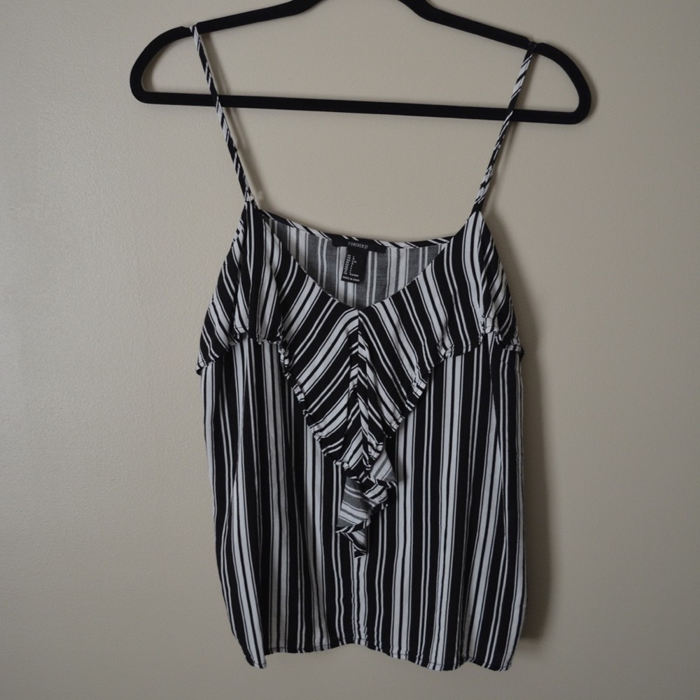 Forever 21 Striped Tank Top
